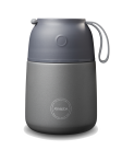 Food'ie termo madkasse - 500 ml - Dark Grey