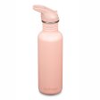 Drikkedunk med sugerr & sportslg - 800 ml - Peach