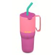 Stor RISE termokop med sugerr - 1065 ml - Pink Lemonade
