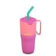 RISE termokop med sugerr - 769 ml - Pink Lemonade