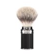 Mhle Silvertip barberkost - Traditional - Sort
