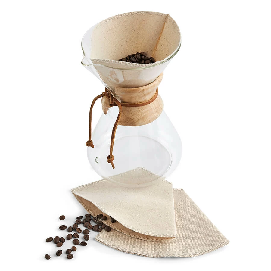 Genanvendeligt kaffefilter - str. 2 - økologisk - stk. - Økofamilien