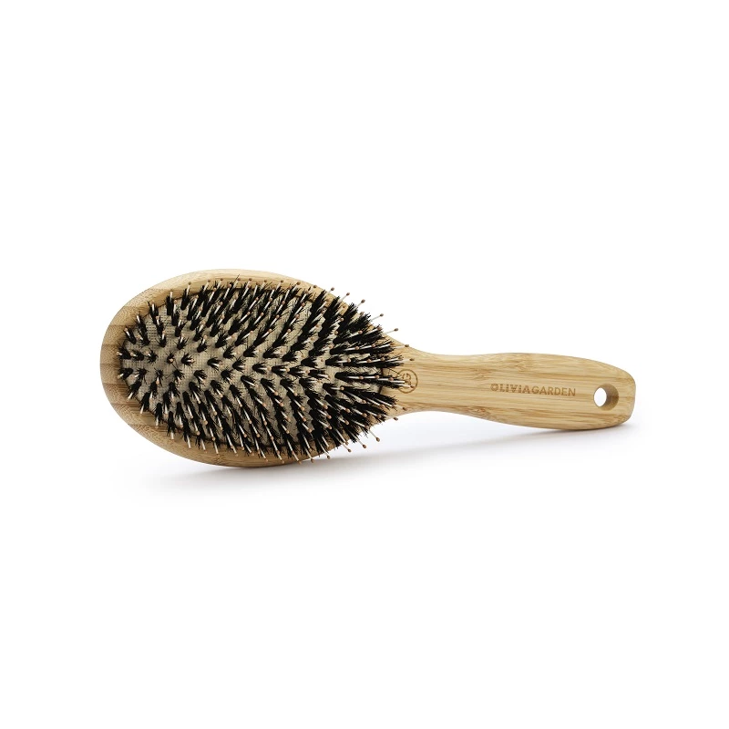 Bambus med vildsvinehår Genial børste til filtret hår