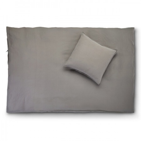Se Økologisk junior sengetøj - Wallaby Brown - 100 x 140 cm. hos Økofamilien
