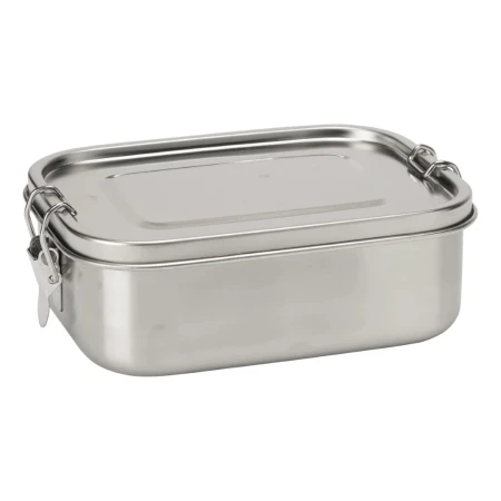 Haps Madkasse rustfrit stål med skillevæg divider Lunch box removable divider