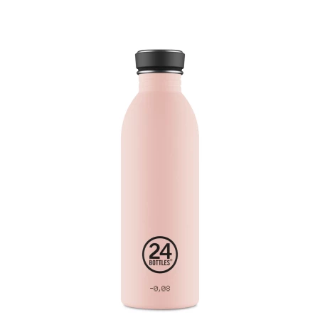 24Bottles drikkedunk urban i farven dusty pink stone finish med 500 ml hos Økofamilien