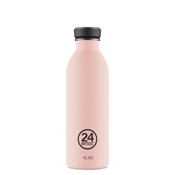 24Bottles drikkedunk urban i farven dusty pink stone finish med 500 ml hos Økofamilien