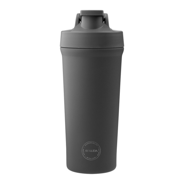 Shaker Bottle proteinshaker i farven Dark Grey fra Aya&Ida hos Økofamilien