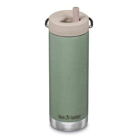 Klean Kanteen TKWide 473 ml termo drikkedunk termoflaske med Twist Cap i farven Sea Spray