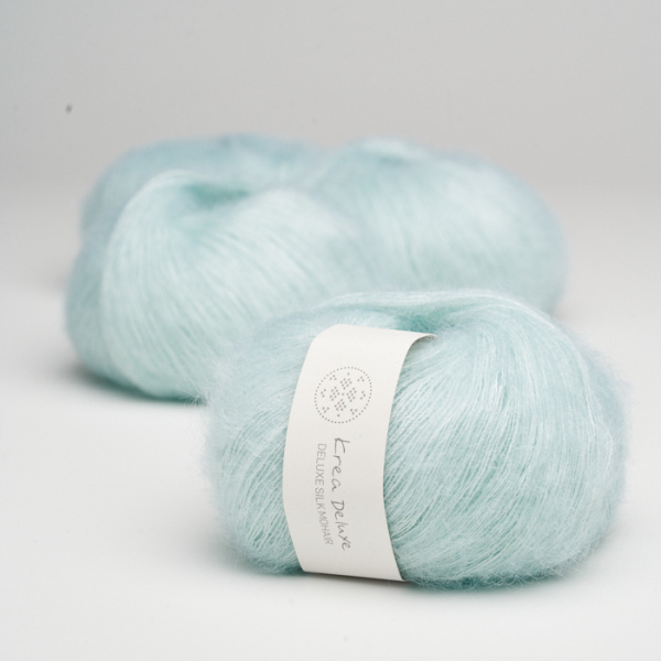 Krea Deluxe Silk Mohair i farven Isblå 24