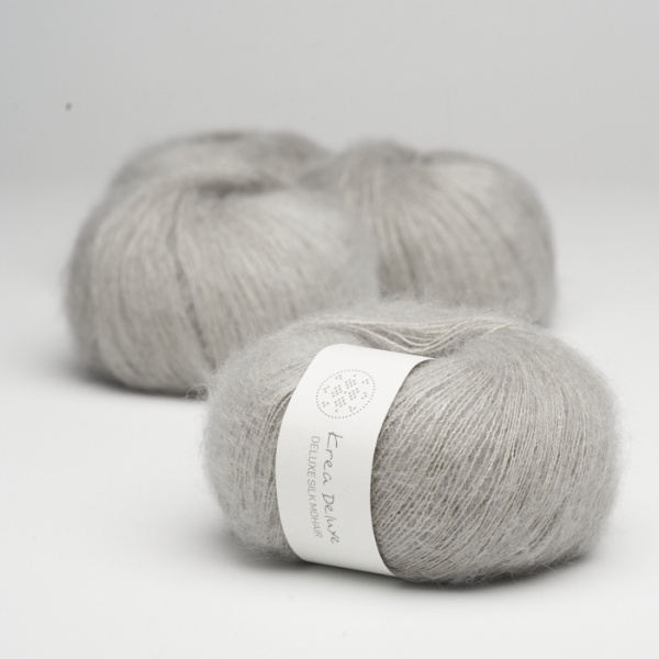 Krea Deluxe Silk Mohair i farven Lysegrå 51