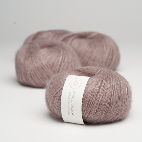 Krea Deluxe Silk Mohair i farven Støvet Rosa 15