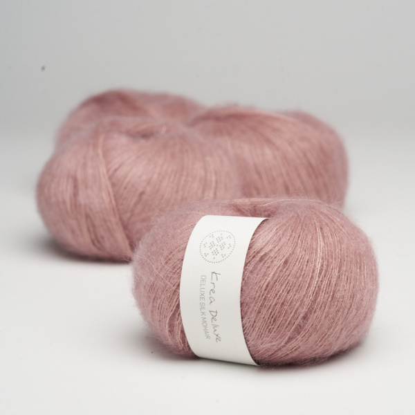 Krea Deluxe Silk Mohair i farven Varm Rosa 10