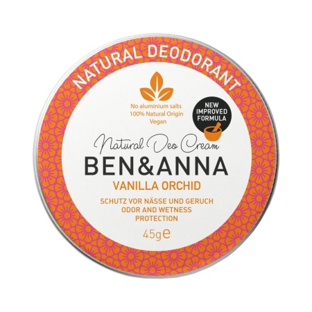 Naturlig deodorant creme Vanilla Orchid Ben&Anna 45g