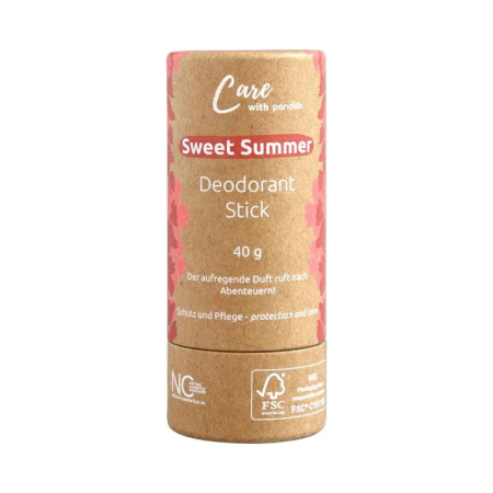 pandoo naturlig deodorant deo stick sweet summer hos Økofamilien