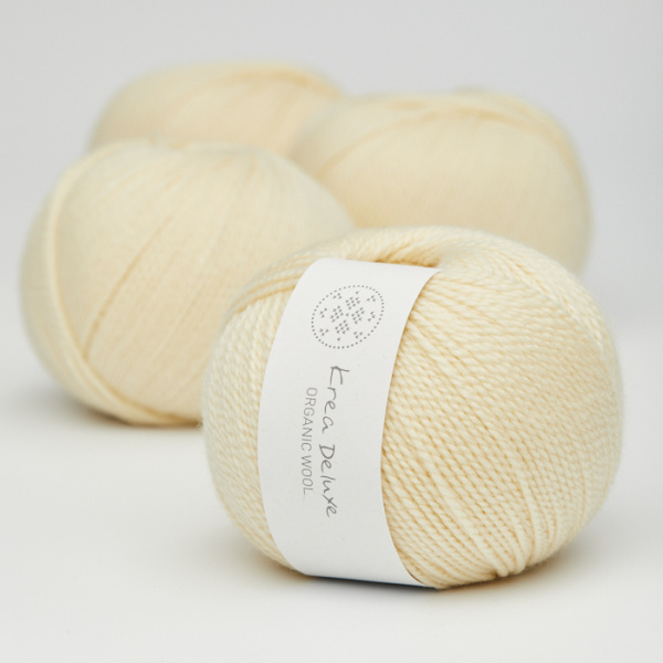 Krea Deluxe Økologisk Merino Uldgarn 50g Organic Wool 1 03 Sart Gul