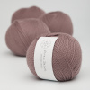 Krea Deluxe Økologisk Merino Uldgarn 50g Organic Wool 1 16 Mørk Støvet Rosa