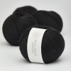 Krea Deluxe Økologisk Merino Uldgarn 50g Organic Wool 1 28 Sort