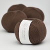 Krea Deluxe Økologisk Merino Uldgarn 50g Organic Wool 1 29 Mørkebrun